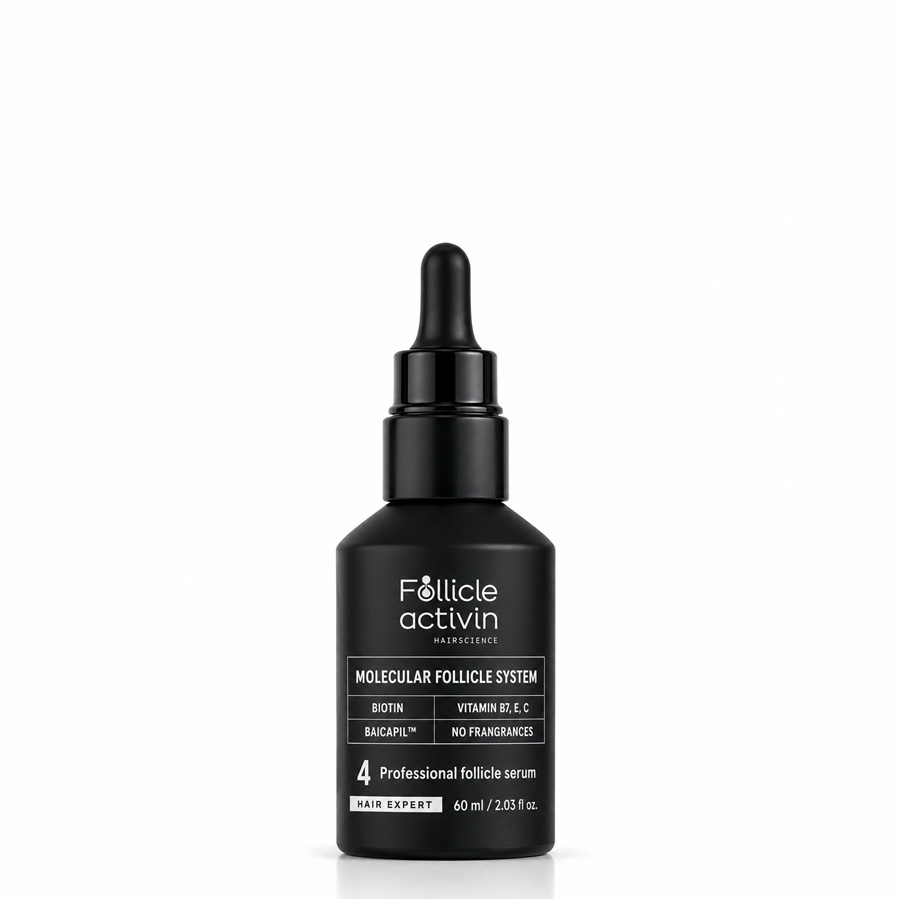 FOLLICLE ACTIVIN – een uniek serum dat de haarfollikels activeert, met een 5x hogere concentratie aan actieve ingrediënten